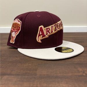 Hatclub Velvet 2-Tone Pack Arizona Diamondbacks Maroon and Cream
